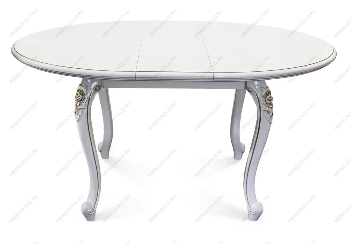 Стол Натали круглый белый глянец | изображение 3