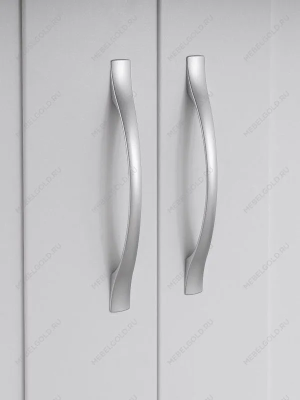 Шкаф Сириус, 3 двери и 1 ящик, 117х50х190 см, с зеркалом, белый | изображение 15