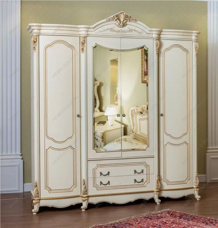 Шкаф Мона Лиза 4-дверный крем | изображение 2