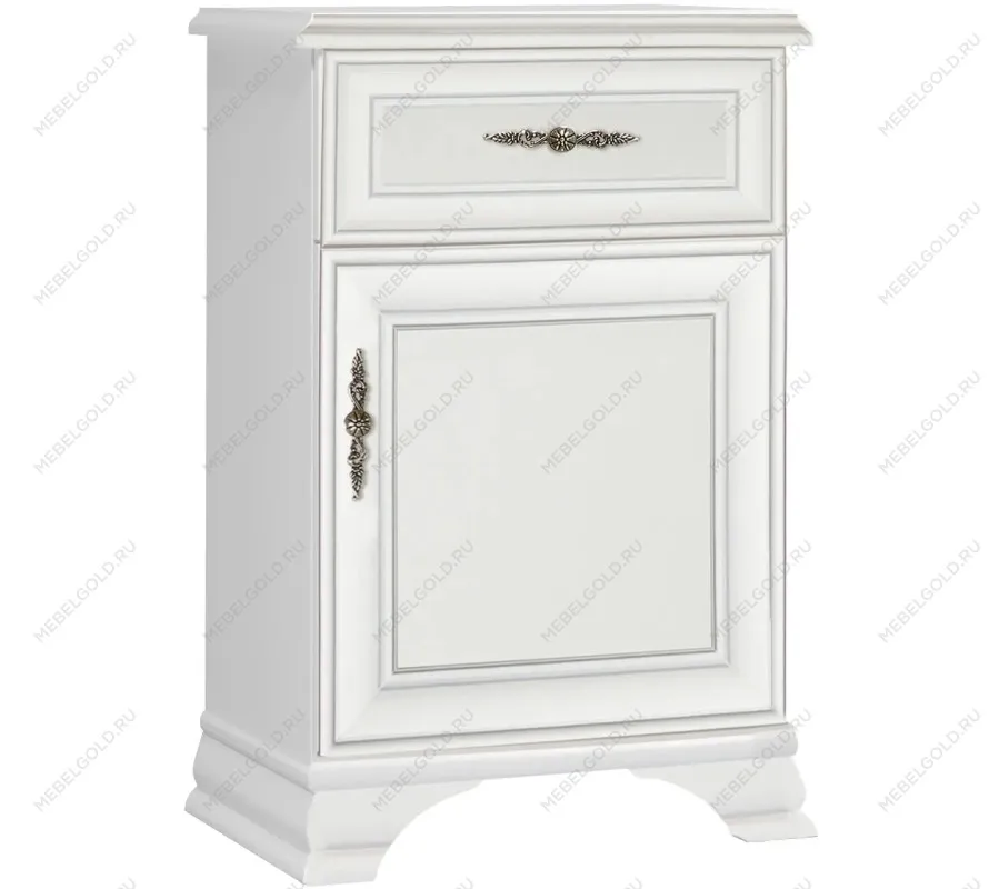 Тумба Кентаки KOM1D1S/P белый | изображение 1