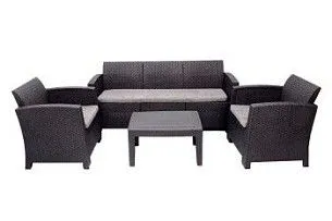 Комплект мебели Arizona Set Max, антрацит (на 5 персон)