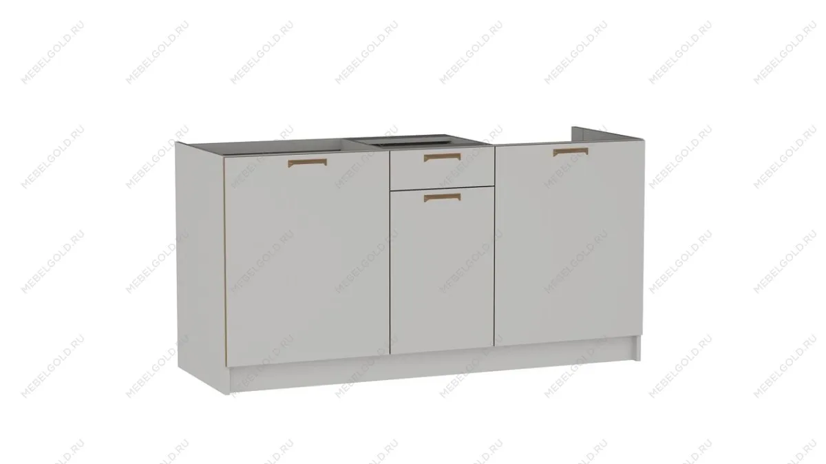 Стол С-160, Смарт (1600*566*820) Серый, 22602