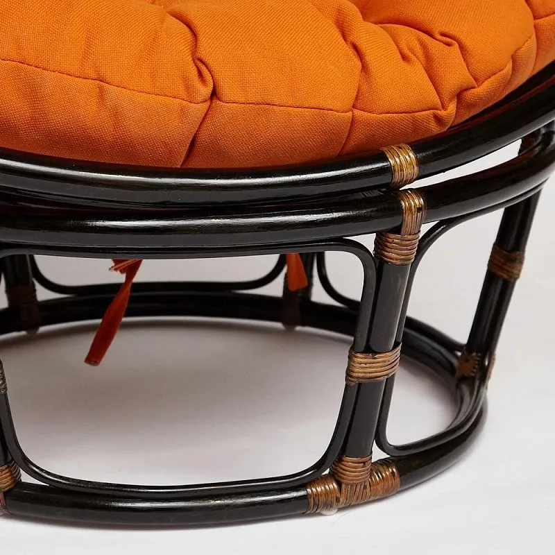 Кресло Papasan с подушкой Античный коричневый, ткань | изображение 4
