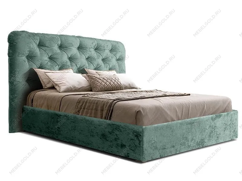 Кровать Bogemia 1,8 м, с подъемным механизмом (Изумрудная волна) Sweet Dreams БМКР180-1[3]