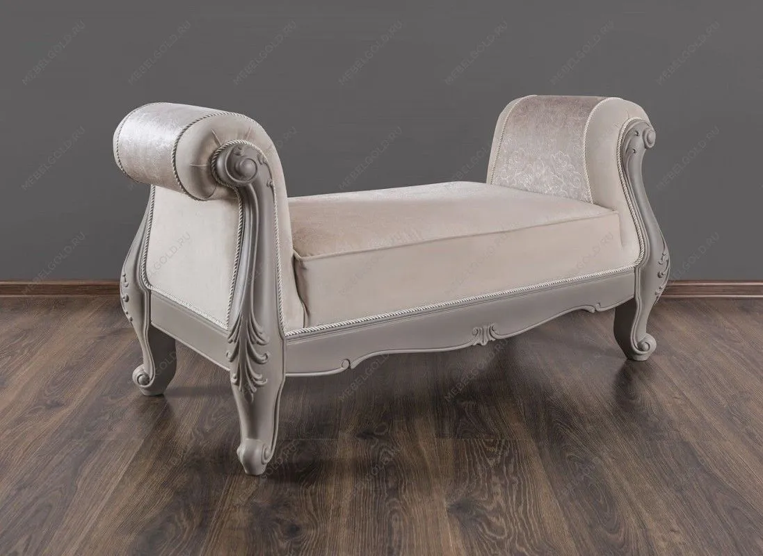 Оттоманка Мокко с двумя подлокотниками серый камень | изображение 11