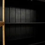 Шкаф книжный Secret de Maison BLACK LABEL (mod. DA-2289) черный/натуральный | изображение 3