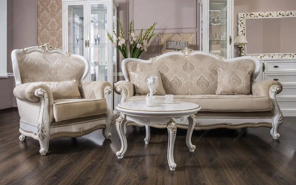 Диван Натали 3х местный белый глянец | изображение 6