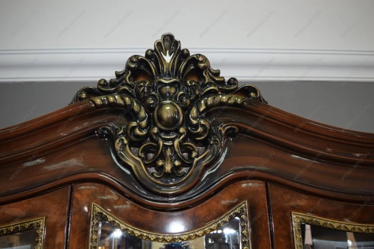 Сервант Джоконда 5-ств корень дуба глянец | изображение 5