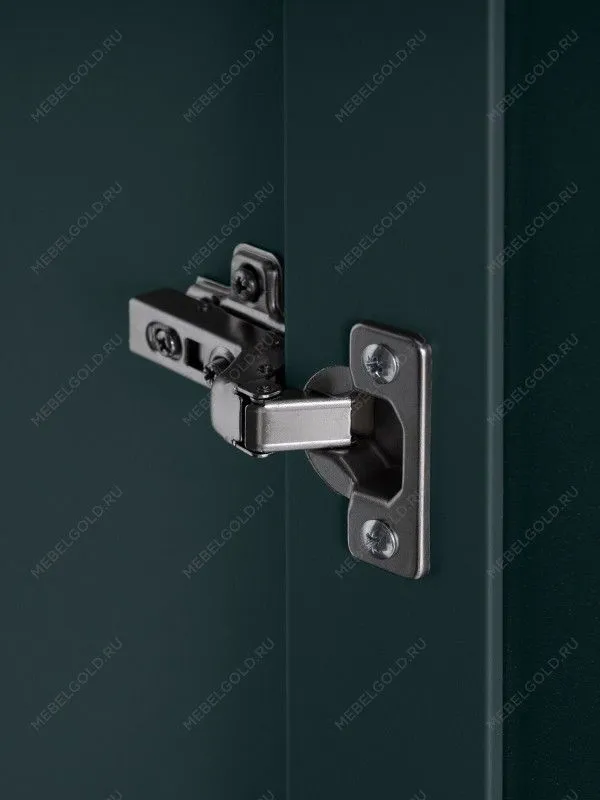 Шкаф с витриной Сага, 90х41х215 см, темно-бирюзовый/ясень | изображение 4