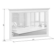 Зеркало Стилиус LUS125 (Орех донской)