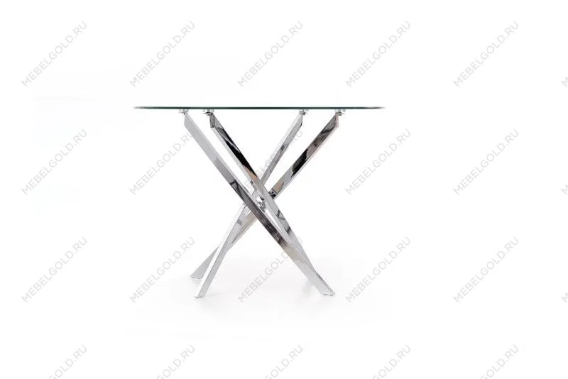 Стол обеденный Halmar RAYMOND (прозрачный/хром) | изображение 4