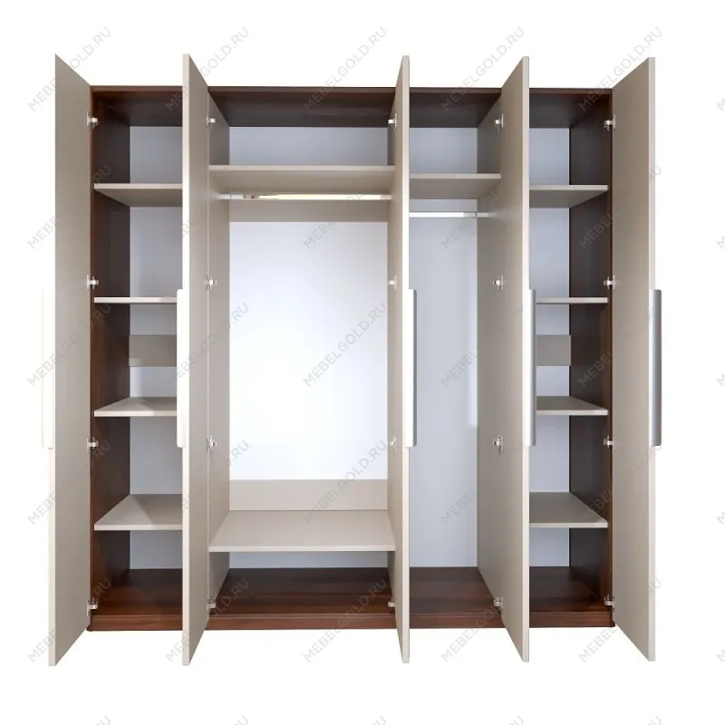 Шкаф Жаклин 5-дверный бежевый | изображение 1
