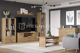 Шкаф с витриной Дорсет 1V2S