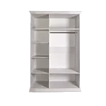 Шкаф 3-х дв. для платья и белья (1 зеркало) Амели дуб АМШ1/3 | изображение 1