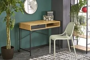 Стол компьютерный HALMAR B50 (натуральный/черный)