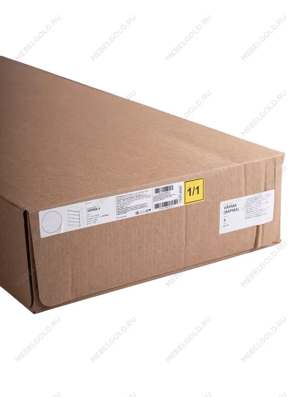 Комод Варма, 4 ящика, 80х100х40 см, эмаль белая | изображение 20