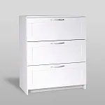 Комод Сириус, 3 ящика, 78х41х94 см, белый | изображение 9