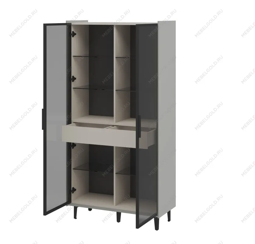 Шкаф комбинированный Модена Лунный камень МН-048-22 | изображение 1