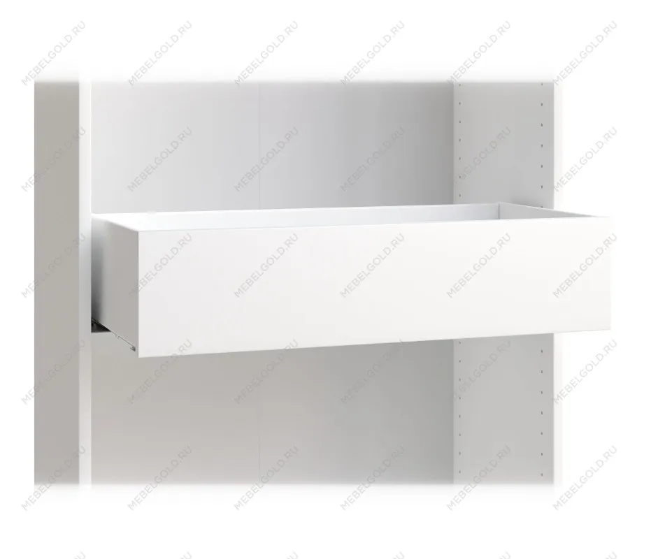 Ящик выдвижной к шкафу МАКС, 68х36х16 см, дуб венге, черно-коричневый | изображение 3