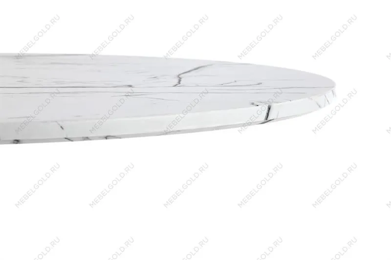 Стол обеденный Halmar DENVER (белый мрамор/белый) | изображение 3