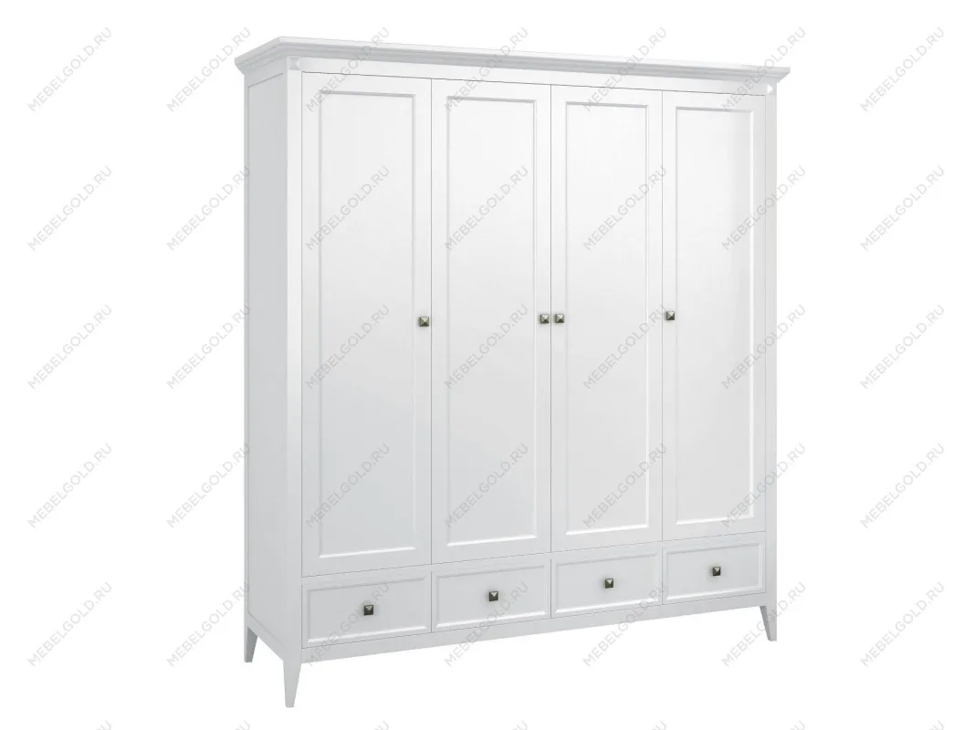 Шкаф четырехстворчатый Manhattan (Белый) | изображение 1