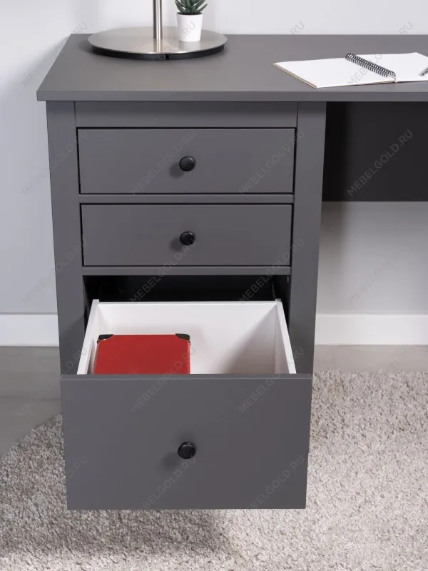 Стол письменный Сага, 120х56, серый | изображение 5