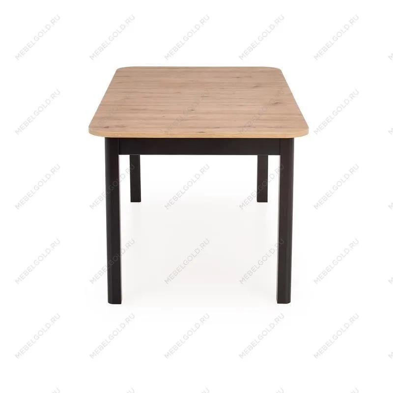 Стол обеденный Halmar FLORIAN раскладной (дуб артизан/черный) | изображение 3