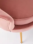 Кресло Halmar AMORINITO (светло-розовый/золотой) | изображение 7