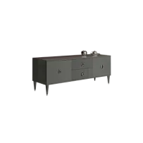 Тумба под телевизор Римини СОЛО (Серый/Серебро) РМТ-3(s)