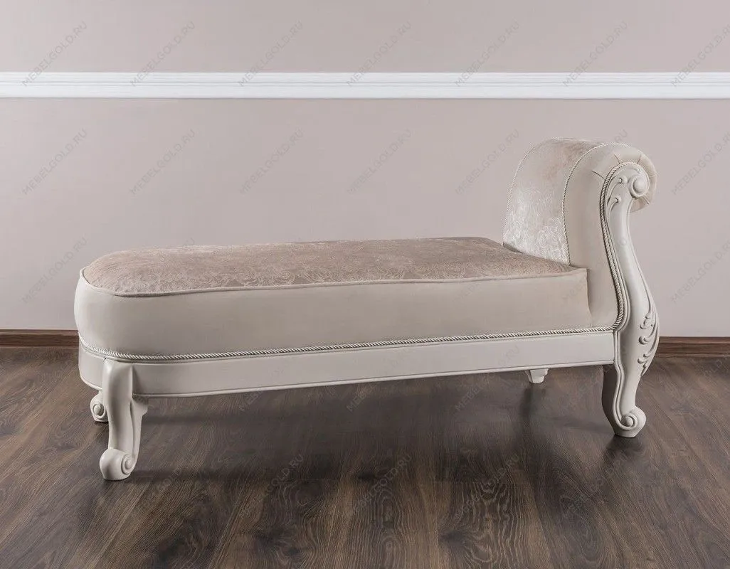 Оттоманка Мокко с одним подлокотниками бежевый | изображение 2