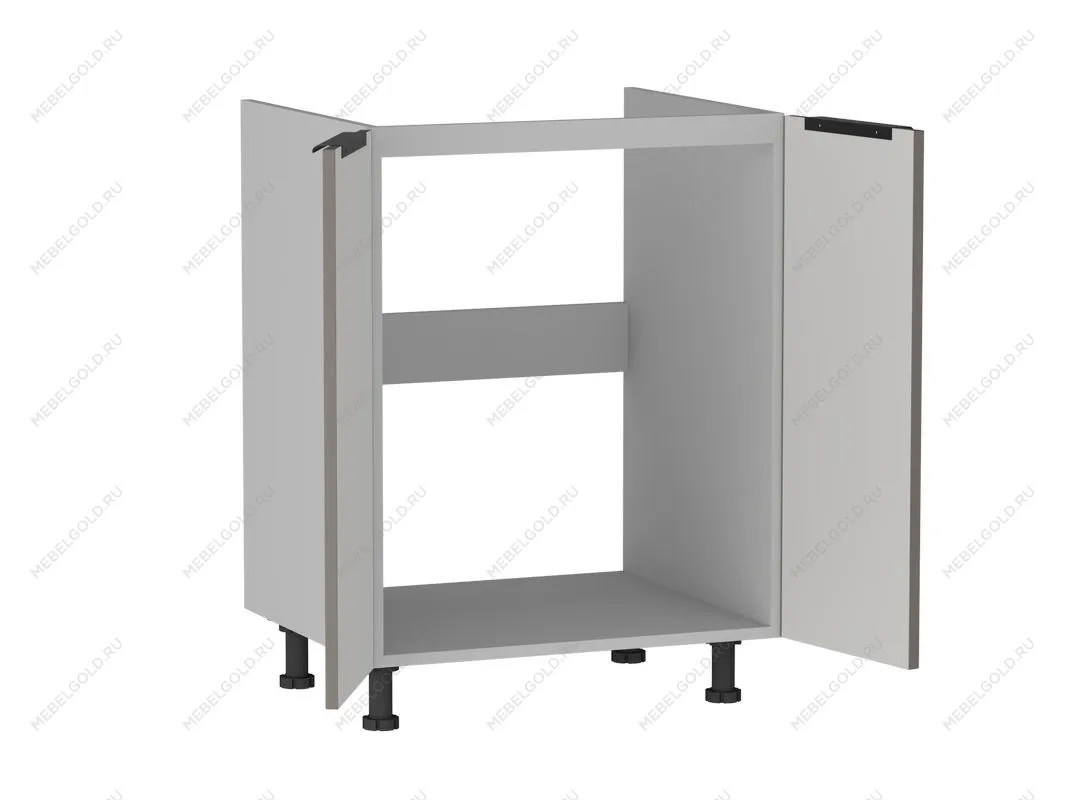 Стол под мойку 2-х дверный СМ-60, Ватель (600*520*820) Экокожа Мокко, 23710 | изображение 1