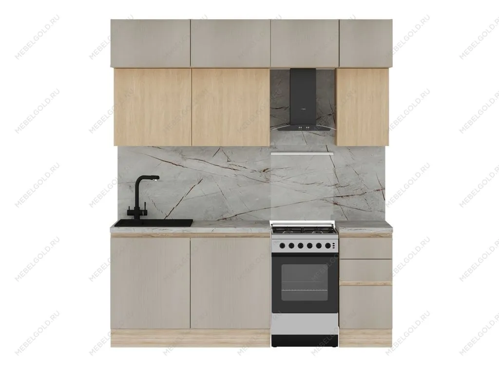 Кухня Женева (возможный вариант комплектации 4.3)