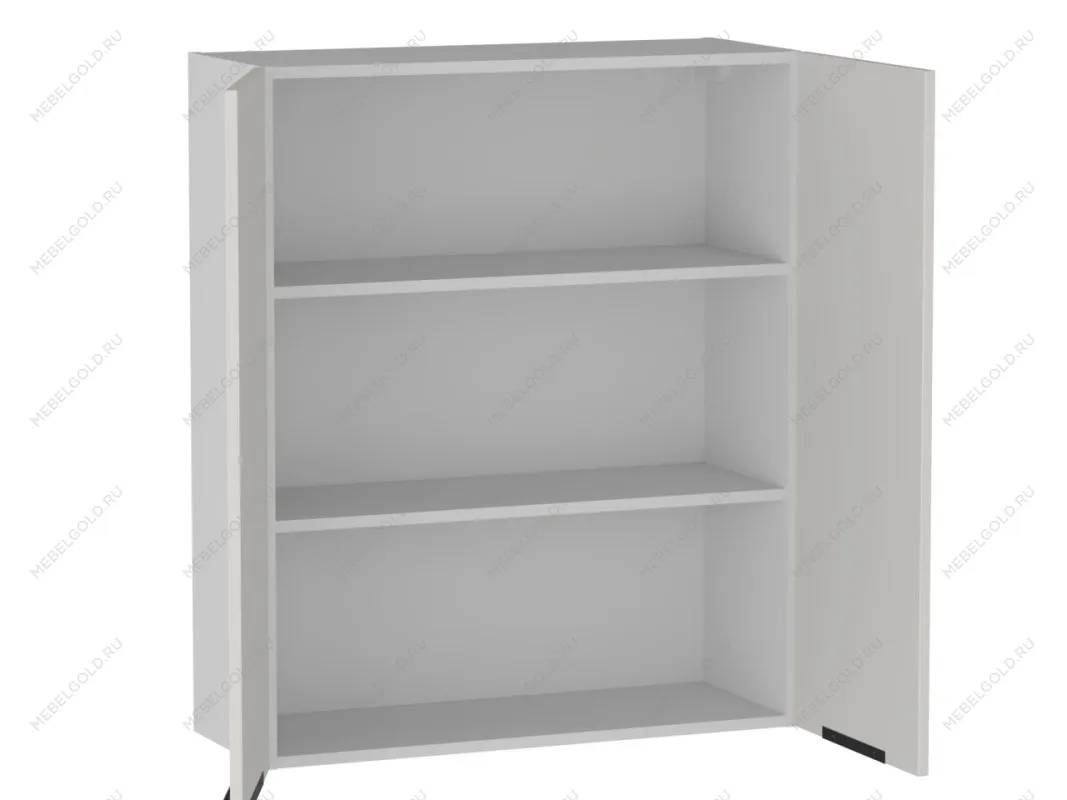 Шкаф 960 2-х дверный ШГ-80, Ватель (800*316*960) Экокожа Белый, 24363 | изображение 1