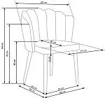 Стул кухонный Halmar K386 (розовый) | изображение 5