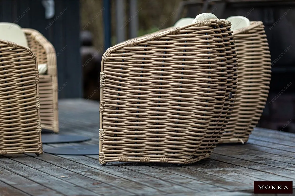 MOKKA MAJORCA кресло, цвет соломенный | изображение 4