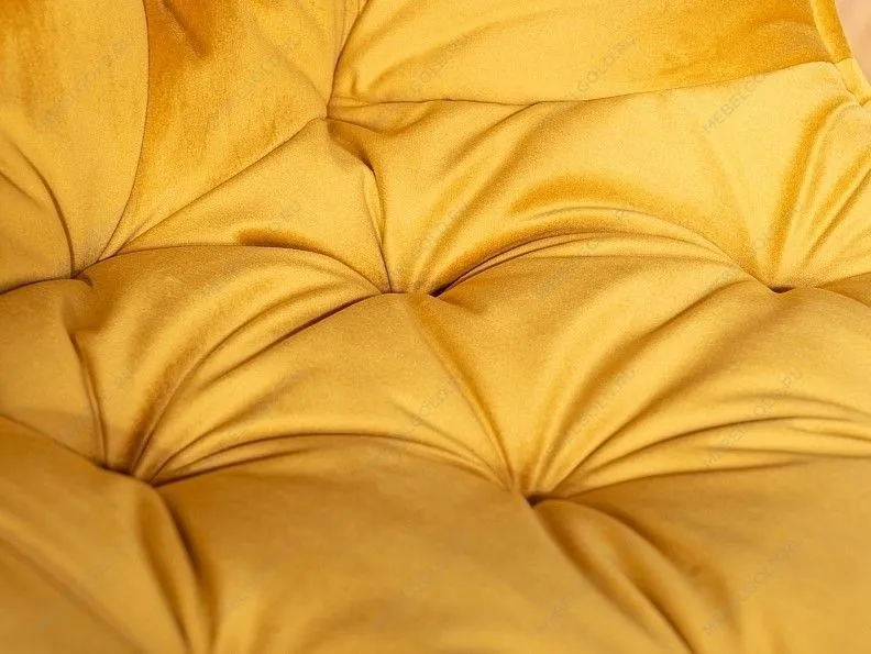 Стул кухонный SIGNAL CHERRY VELVET (карри/черный мат) | изображение 4