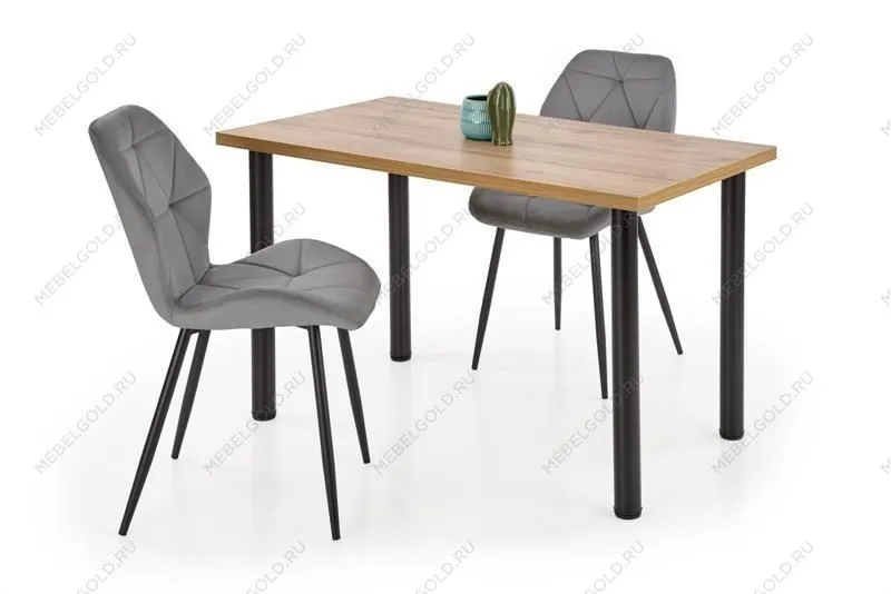 Стол обеденный Halmar MODEX 2 120 (дуб вотан/черный)