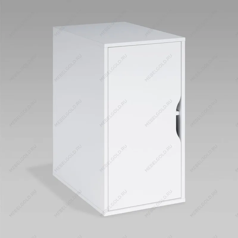 Тумба с дверцей Ингар, 36х71х53 белая