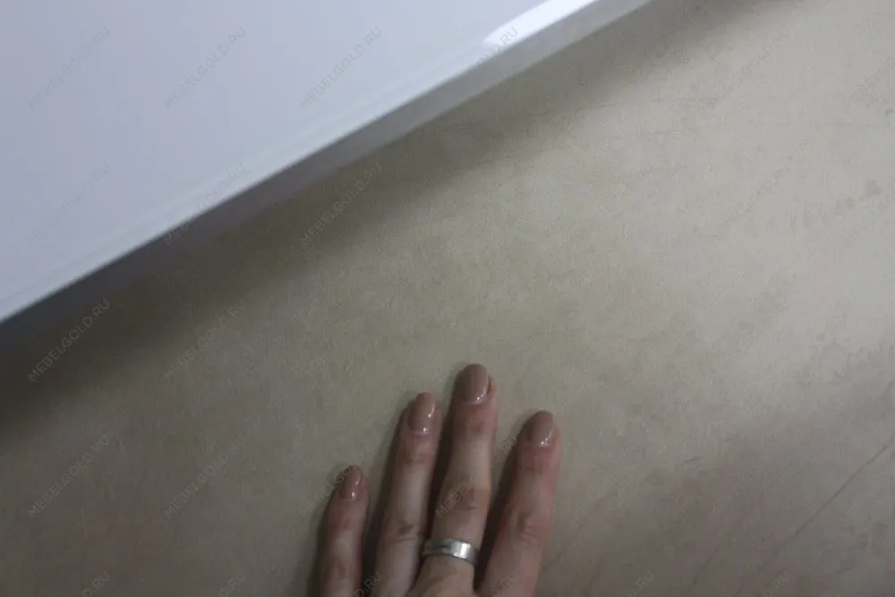 м. Марьина Роща - Комод узкий c планкой Римини СОЛО (белый серебро) РМКМ-2 (s) | изображение 8