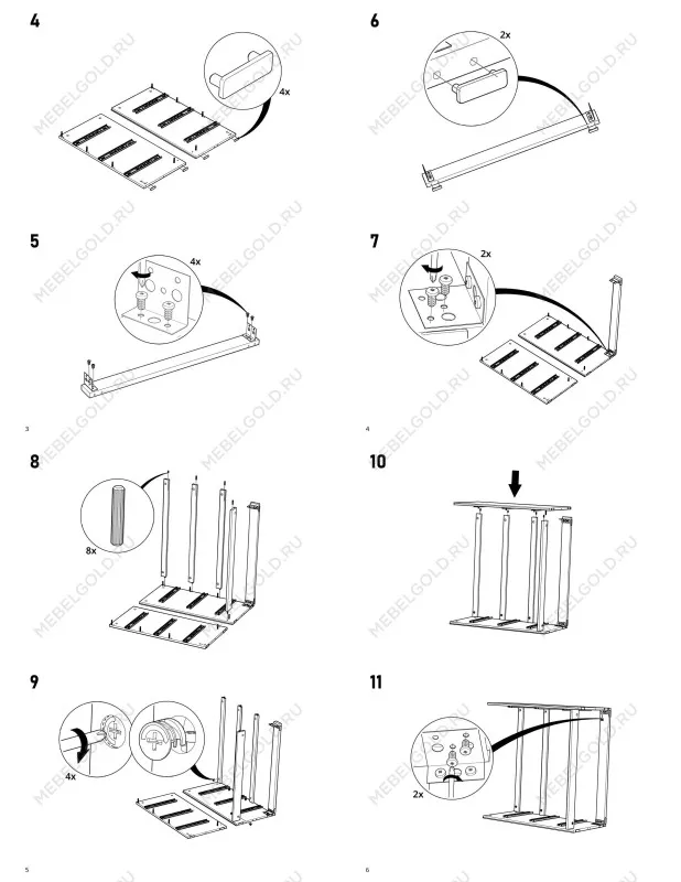Комод Варма, 3 ящика, 80х78х40 см, эмаль серая | изображение 17