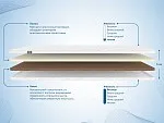 Наматрасник Латекс 3 см + Кокос 3 см 120х190 | изображение 1