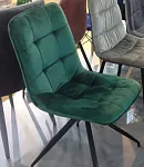 Стул кухонный Signal TEXO Velvet (зеленый/черный) | изображение 2
