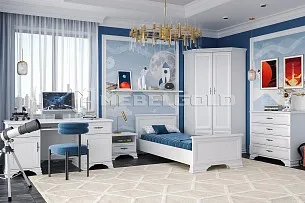 Стол письменный Кентаки BIU2D2S белый