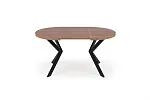 Стол обеденный Halmar PERONI раскладной (орех/черный) | изображение 1