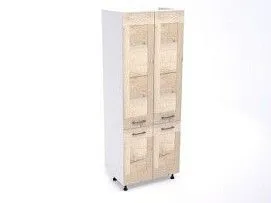 Пенал П-2, Дублин (800*570*2166) Дуб галифакс белый, 21670