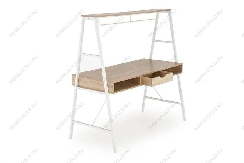 Стол компьютерный HALMAR B48 (дуб сонома/белый) | изображение 8