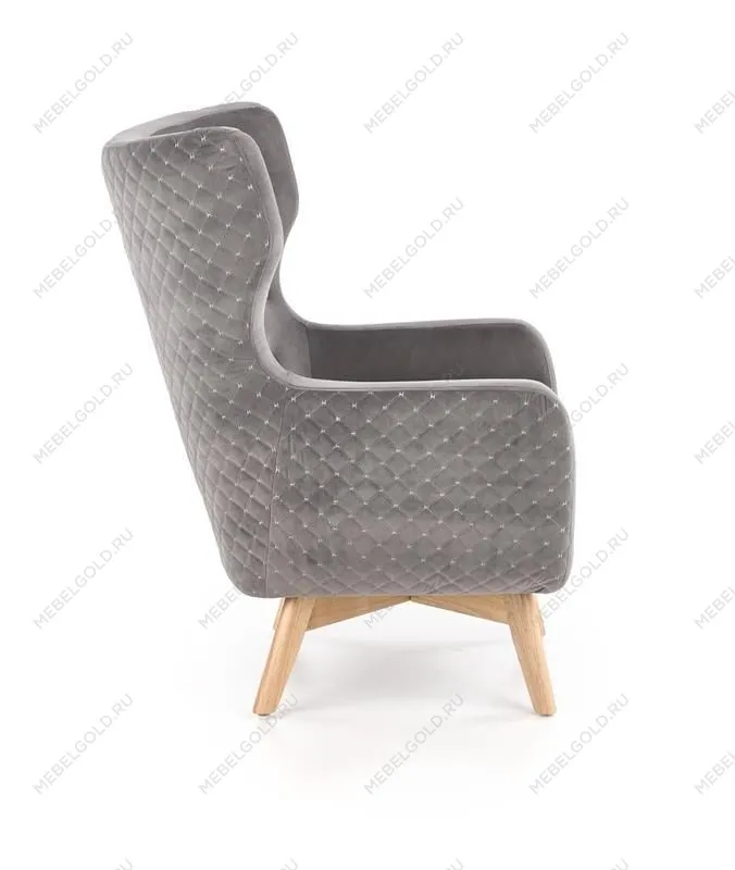 Кресло Halmar MARVEL (серый/черный) | изображение 1