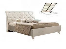 Кровать с подъемным механизмом Венеция дуб седан ВНКР140-1[3]