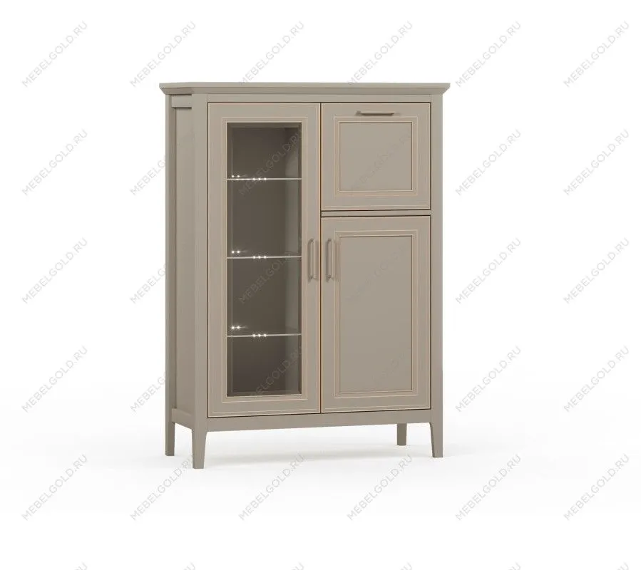 Тумба Классик KOM1W1D1B с подсветкой | изображение 2