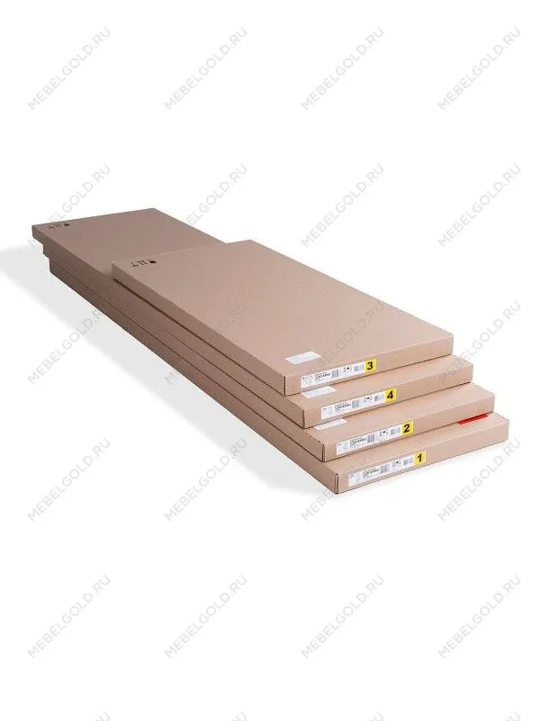 Шкаф Сириус, 3 двери и 1 ящик с зеркалом, 117х59х220 см, белый | изображение 12